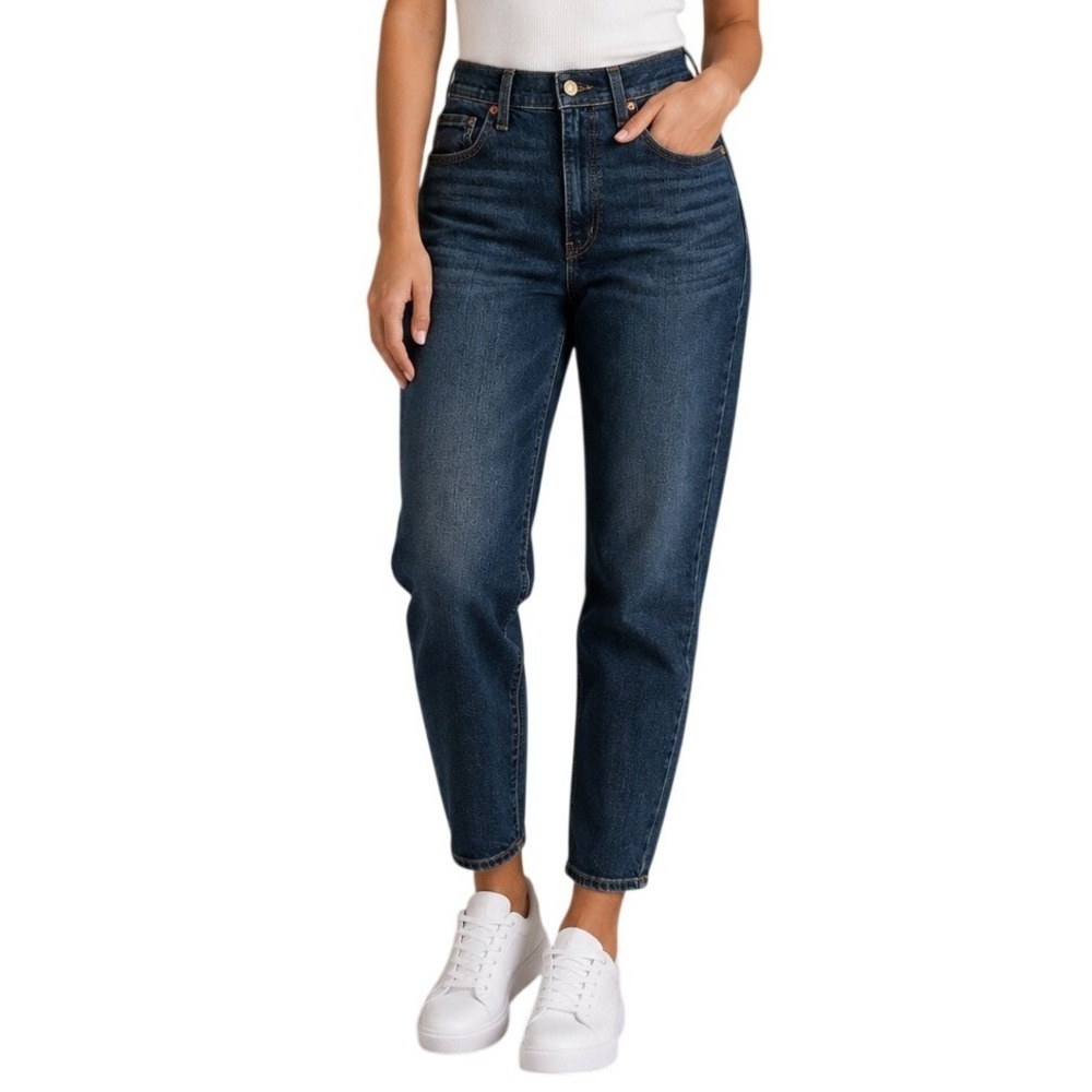 Levis‎ Dark Wash Indigo High Waisted Mom Jeans Women's W28 L27